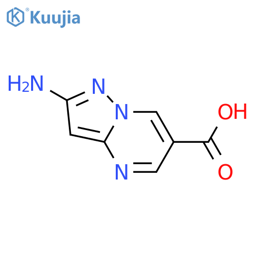 2-aminopyrazolo1,5-apyrimidine-6-carboxylic acid structure