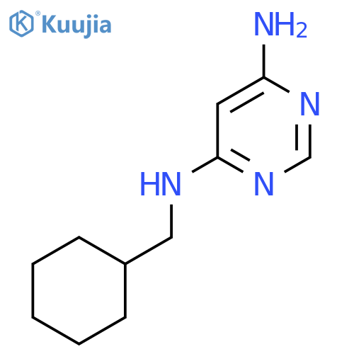 N4-(Cyclohexylmethyl)pyrimidine-4,6-diamine structure