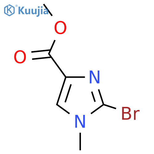 Methyl 2-bromo-1-methyl-1H-imidazole-4-carboxylate structure