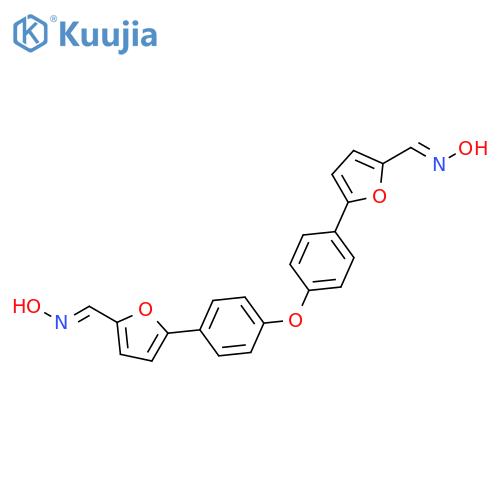2-Furancarboxaldehyde, 5,5'-(oxydi-4,1-phenylene)bis-, dioxime structure