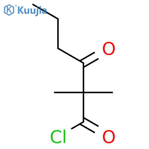HEXANOYL CHLORIDE, 2,2-DIMETHYL-3-OXO- structure