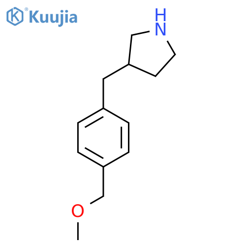 3-{[4-(Methoxymethyl)phenyl]methyl}pyrrolidine structure