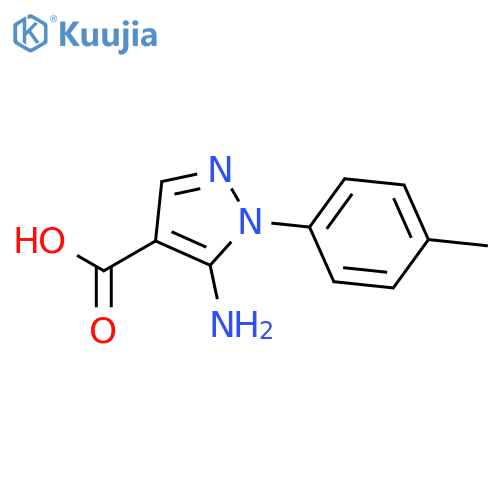 5-Amino-1-(4-Methylphenyl)-1h-Pyrazole-4-Carboxylic Acid structure