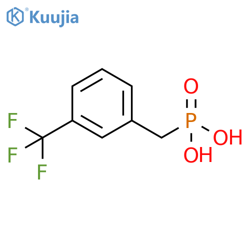 {[3-(Trifluoromethyl)phenyl]methyl}phosphonic acid structure