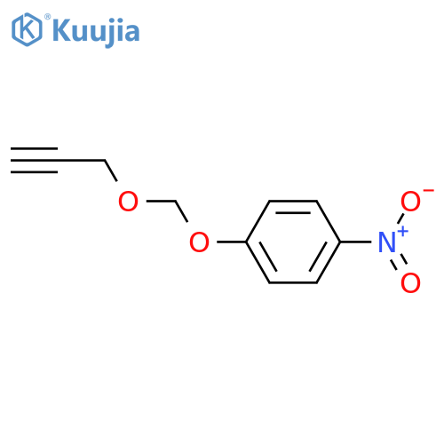 Benzene, 1-nitro-4-[(2-propynyloxy)methoxy]- structure