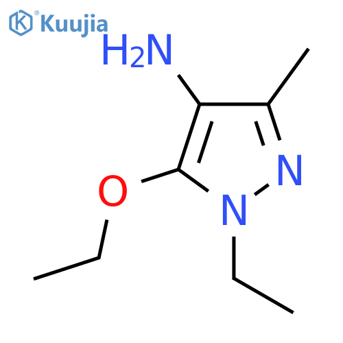 5-Ethoxy-1-ethyl-3-methyl-1h-pyrazol-4-amine structure
