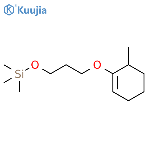 Silane, trimethyl[3-[(6-methyl-1-cyclohexen-1-yl)oxy]propoxy]- structure