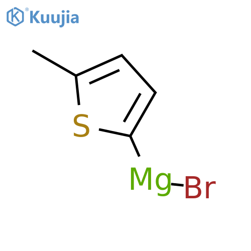 Magnesium, bromo(5-methyl-2-thienyl)- structure