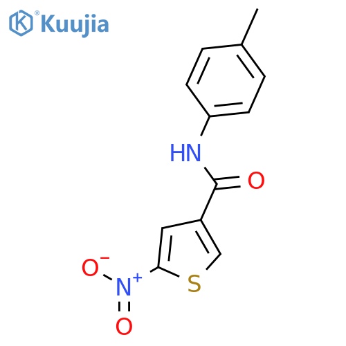 3-Thiophenecarboxamide,N-(4-methylphenyl)-5-nitro- structure