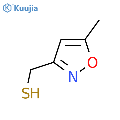 (5-Methyl-1,2-oxazol-3-yl)methanethiol structure