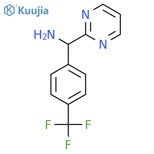 (pyrimidin-2-yl)4-(trifluoromethyl)phenylmethanamine structure
