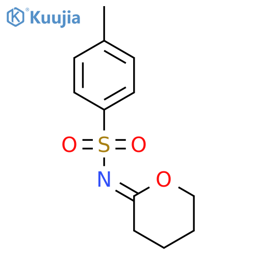 Benzenesulfonamide,4-methyl-N-(tetrahydro-2H-pyran-2-ylidene)- structure