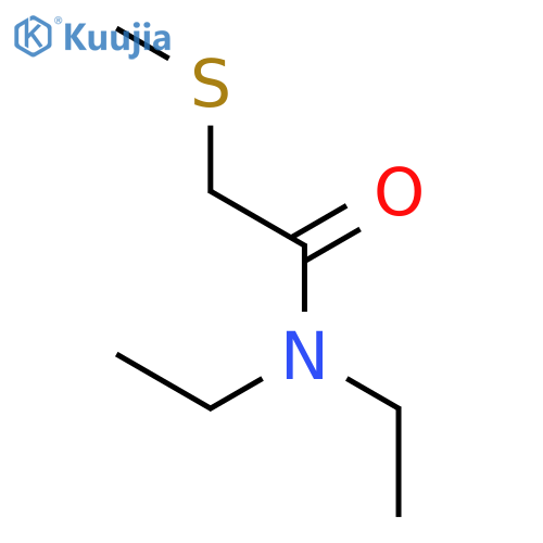 Acetamide,N,N-diethyl-2-(methylthio)- structure