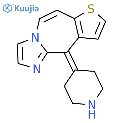 10H-Imidazo[1,2-a]thieno[3,2-d]azepine, 10-(4-piperidinylidene)- structure