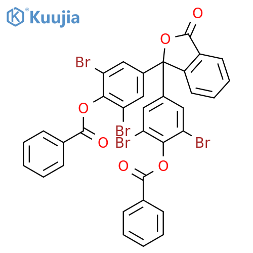 1(3H)-Isobenzofuranone, 3,3-bis[4-(benzoyloxy)-3,5-dibromophenyl]- structure