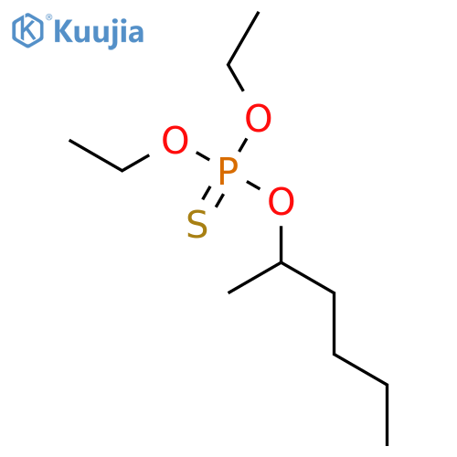 Phosphorothioic acid,O,O-diethyl S-hexyl ester structure