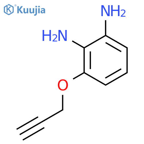 1,2-Benzenediamine, 3-(2-propynyloxy)- (9CI) structure