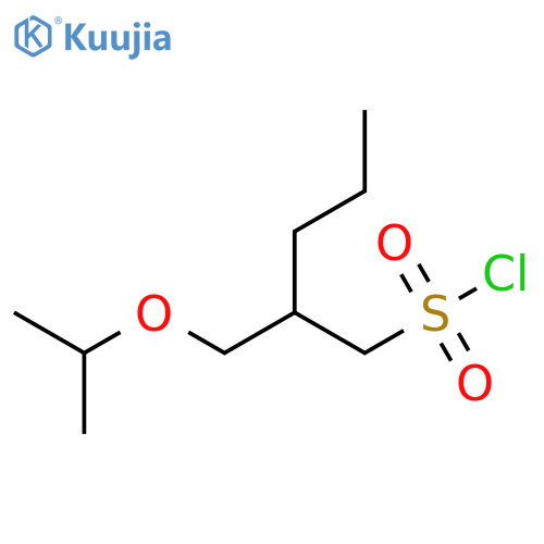 2-(propan-2-yloxy)methylpentane-1-sulfonyl chloride structure