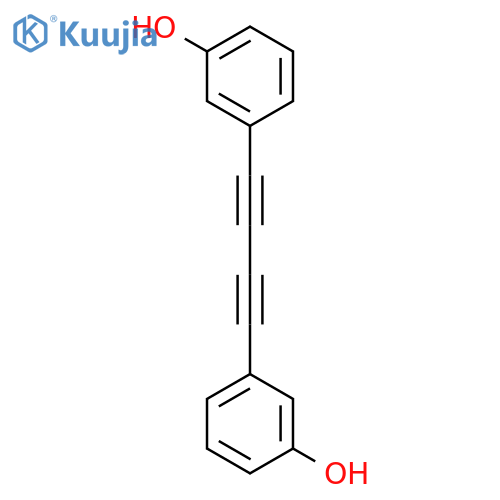 Phenol, 3,3'-(1,3-butadiyne-1,4-diyl)bis- structure