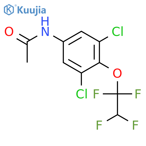 Acetamide, N-[3,5-dichloro-4-(1,1,2,2-tetrafluoroethoxy)phenyl]- structure