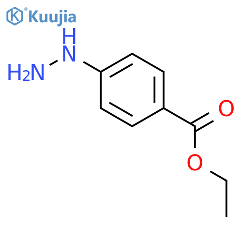 Ethyl 4-hydrazinylbenzoate structure
