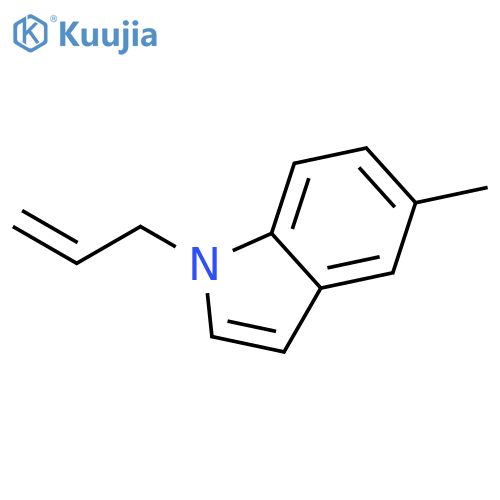 5-methyl-1-(prop-2-en-1-yl)-1H-indole structure