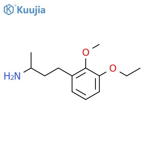 4-(3-ethoxy-2-methoxyphenyl)butan-2-amine structure