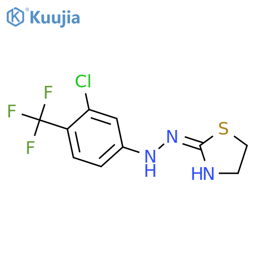 2-Thiazolidinone, [3-chloro-4-(trifluoromethyl)phenyl]hydrazone structure