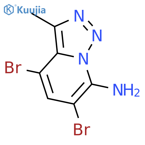 [1,2,3]Triazolo[1,5-a]pyridin-7-amine, 4,6-dibromo-3-methyl- structure