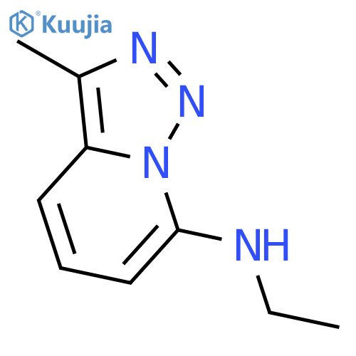 [1,2,3]Triazolo[1,5-a]pyridin-7-amine, N-ethyl-3-methyl- structure