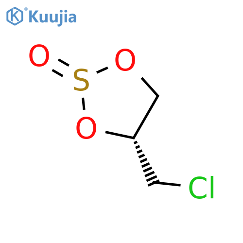 1,3,2-Dioxathiolane, 4-(chloromethyl)-, 2-oxide, (4R)- structure