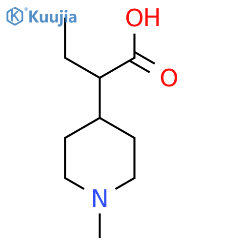 2-(1-methylpiperidin-4-yl)butanoic acid structure
