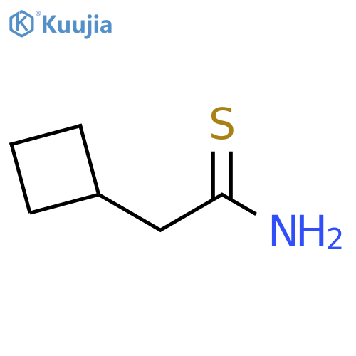2-CYCLOBUTYLETHANETHIOAMIDE structure