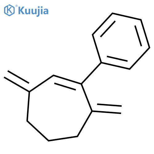 5-Cycloheptene-1,3-diyl, 4,7-bis(methylene)-5-phenyl- structure