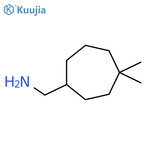 (4,4-Dimethylcycloheptyl)methanamine structure