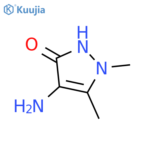 3H-Pyrazol-3-one,4-amino-1,2-dihydro-1,5-dimethyl- structure