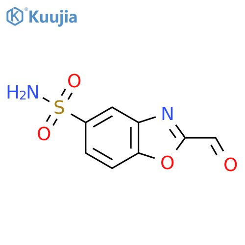 2-Formylbenzo[d]oxazole-5-sulfonamide structure
