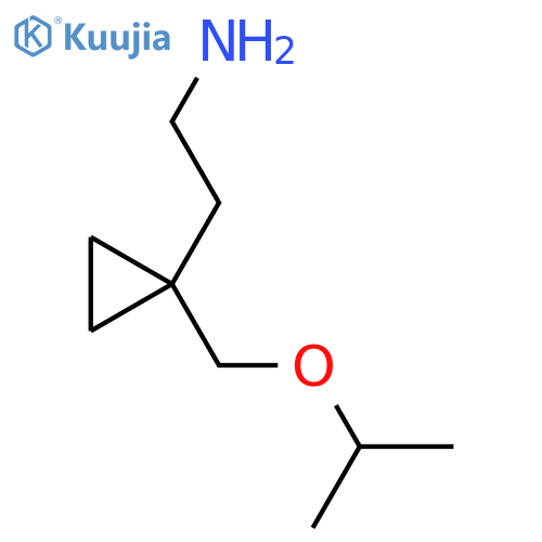 2-{1-(propan-2-yloxy)methylcyclopropyl}ethan-1-amine structure