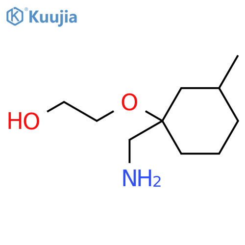 2-{1-(aminomethyl)-3-methylcyclohexyloxy}ethan-1-ol structure
