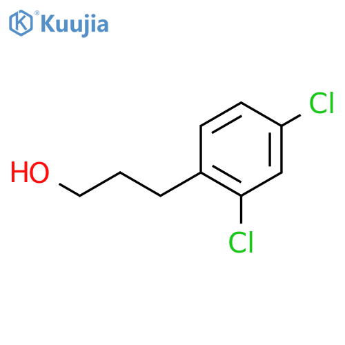 3-(2,4-dichlorophenyl)propan-1-ol structure
