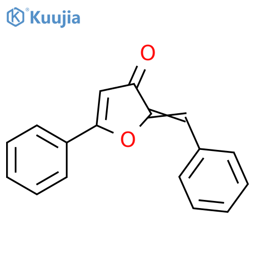 (2E)-5-Phenyl-2-(phenylmethylidene)-2,3-dihydrofuran-3-one structure