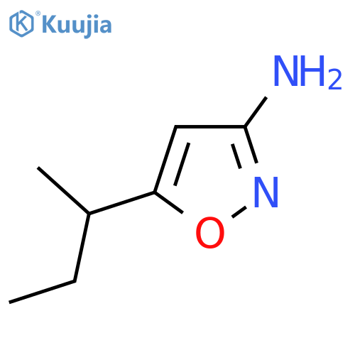 5-(butan-2-yl)-1,2-oxazol-3-amine structure