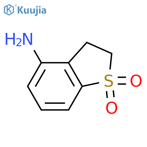 4-amino-2,3-dihydro-1lambda6-benzothiophene-1,1-dione structure