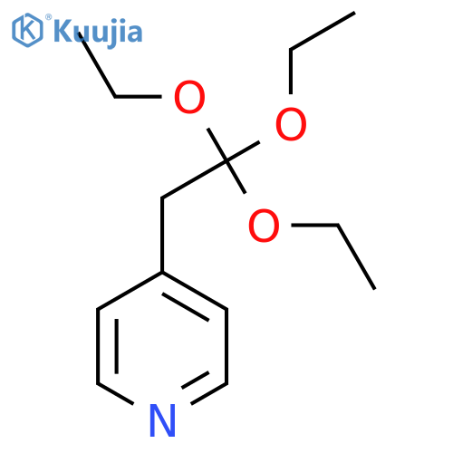 4-(2,2,2-Triethoxyethyl)pyridine structure
