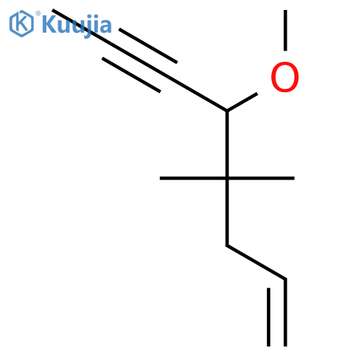 1-Octen-6-yne, 5-methoxy-4,4-dimethyl- structure