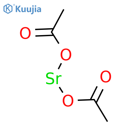 Strontium acetate hemihydrate structure