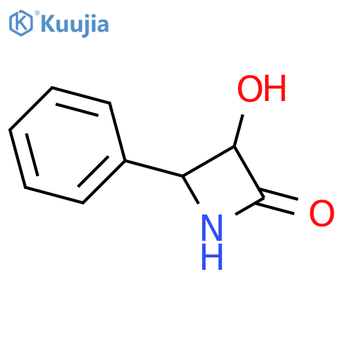 (3S,4R)-3-Hydroxy-4-phenylazetidin-2-one structure