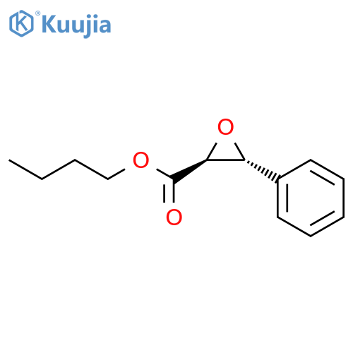 Oxiranecarboxylic acid, 3-phenyl-, butyl ester, (2S-trans)- structure