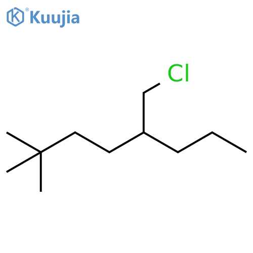 Octane, 5-(chloromethyl)-2,2-dimethyl- structure