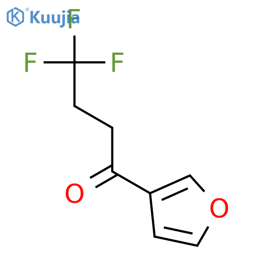 1-Butanone, 4,4,4-trifluoro-1-(3-furanyl)- structure